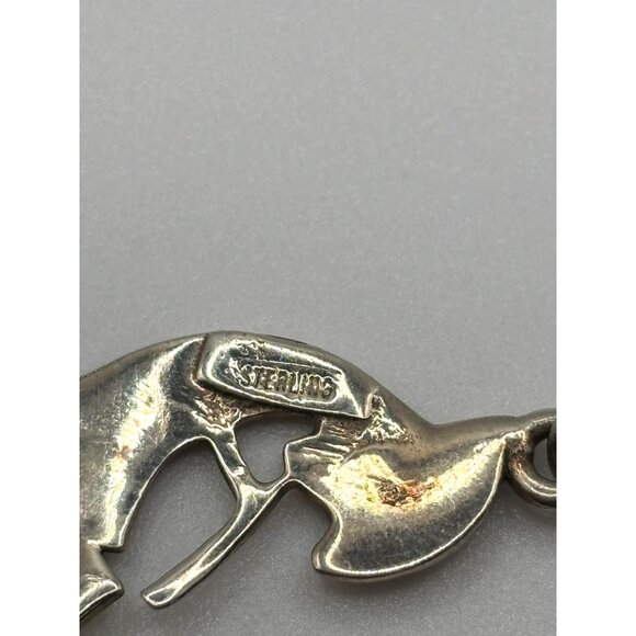 Sterling Silver Kokopelli Pendant Charm 925 - Picture 4 of 7